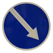Знак 4.2.1 объезд препятствия справа (диаметр 700мм)